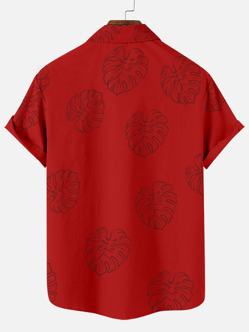 Men's Christmas Funny Graphic Short Sleeve Hawaiian Shirt